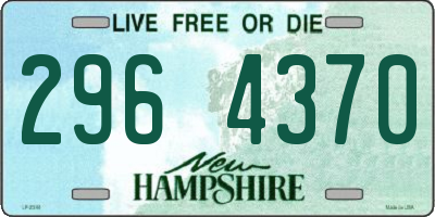 NH license plate 2964370