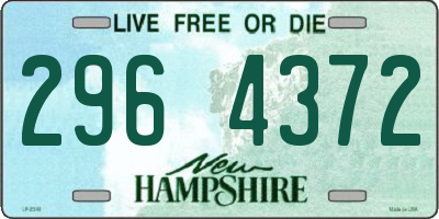 NH license plate 2964372