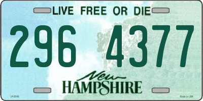 NH license plate 2964377