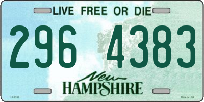 NH license plate 2964383