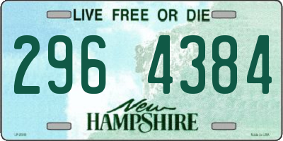 NH license plate 2964384