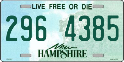 NH license plate 2964385