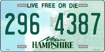 NH license plate 2964387