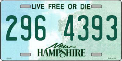 NH license plate 2964393