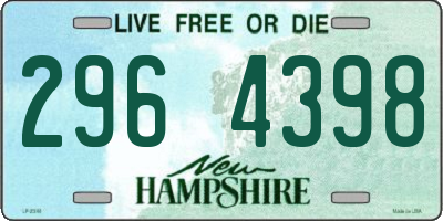 NH license plate 2964398