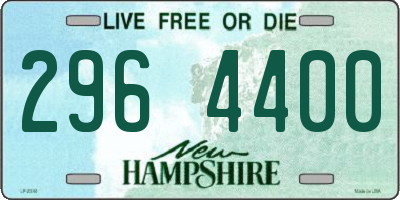 NH license plate 2964400