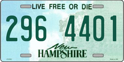NH license plate 2964401