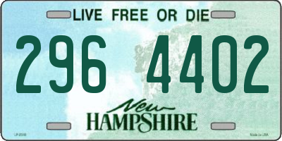 NH license plate 2964402