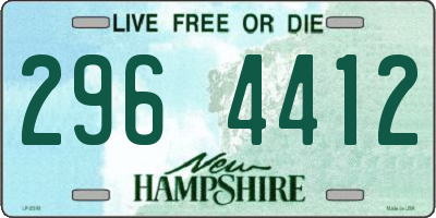 NH license plate 2964412