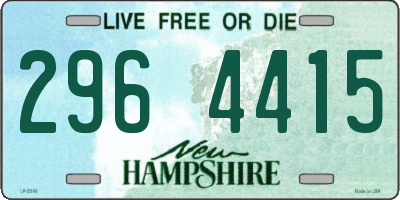 NH license plate 2964415