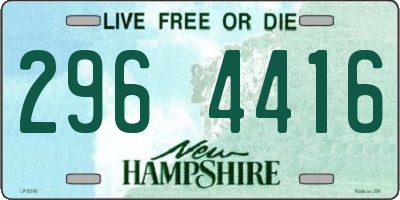NH license plate 2964416