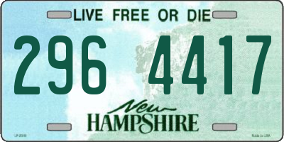 NH license plate 2964417