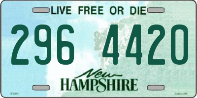 NH license plate 2964420