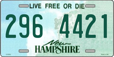 NH license plate 2964421