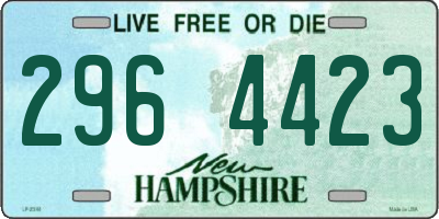 NH license plate 2964423