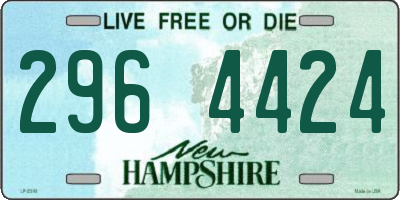 NH license plate 2964424