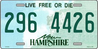 NH license plate 2964426