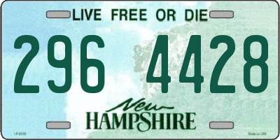 NH license plate 2964428