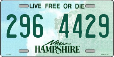 NH license plate 2964429