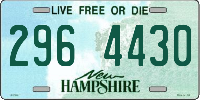 NH license plate 2964430
