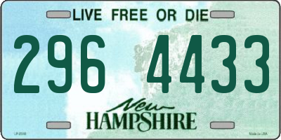 NH license plate 2964433