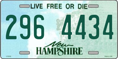 NH license plate 2964434