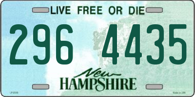 NH license plate 2964435