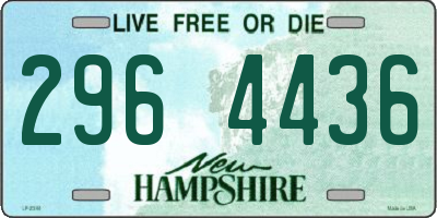 NH license plate 2964436