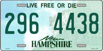NH license plate 2964438