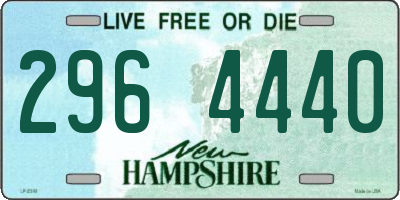 NH license plate 2964440