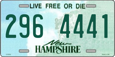 NH license plate 2964441