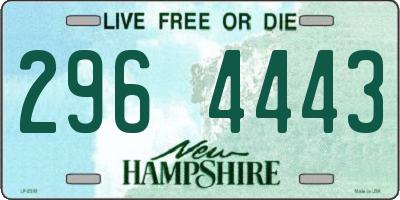 NH license plate 2964443