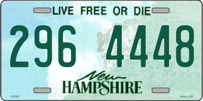 NH license plate 2964448