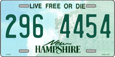 NH license plate 2964454