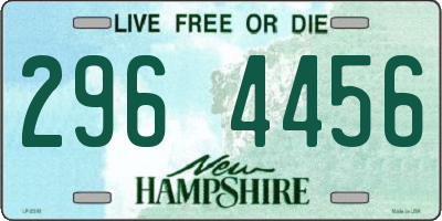 NH license plate 2964456