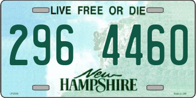 NH license plate 2964460