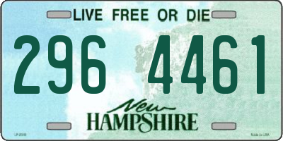 NH license plate 2964461