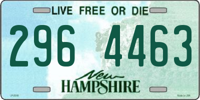 NH license plate 2964463