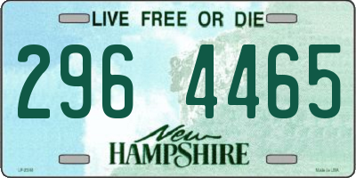 NH license plate 2964465
