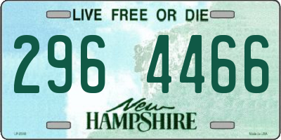 NH license plate 2964466