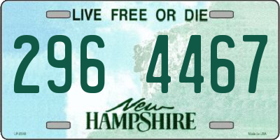 NH license plate 2964467