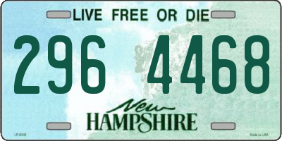 NH license plate 2964468