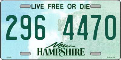 NH license plate 2964470