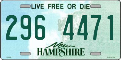 NH license plate 2964471