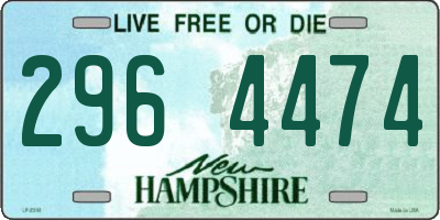 NH license plate 2964474
