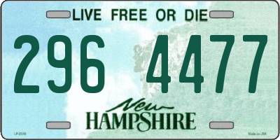 NH license plate 2964477