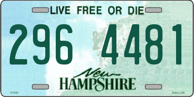 NH license plate 2964481