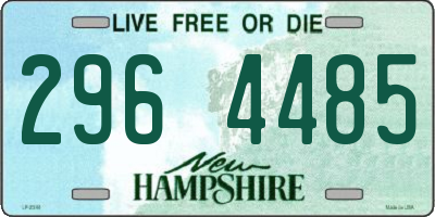 NH license plate 2964485