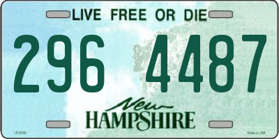 NH license plate 2964487