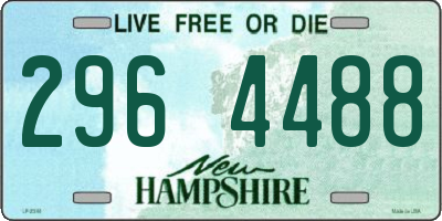 NH license plate 2964488
